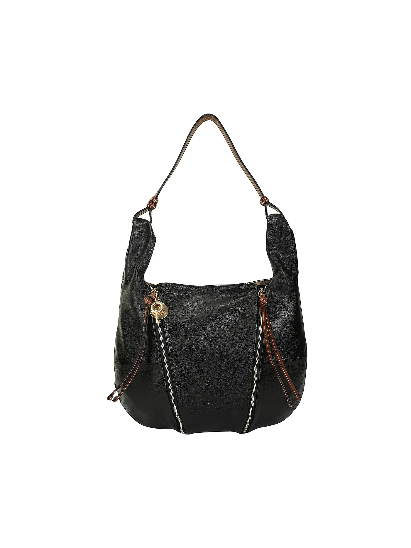 SEE BY CHLOE | Ledertasche - Hobo Bag INDRA | schwarz